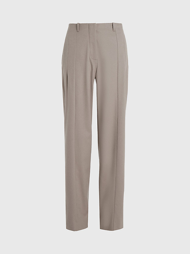 cinder soft tailored wool trousers for women calvin klein