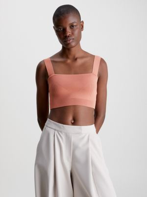 Buy Calvin Klein Underwear Square Neck Ribbed Bralette 