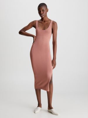 Slim Klein® Bodycon Dress | K20K205762GN4 Calvin Knitted