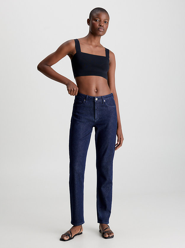 DENIM RINSE Mid Rise Slim Jeans für Damen CALVIN KLEIN
