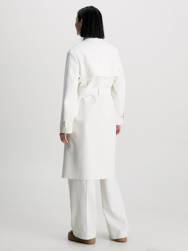 VANILLA ICE Płaszcz z krepy wiskozowej dla Kobiety CALVIN KLEIN