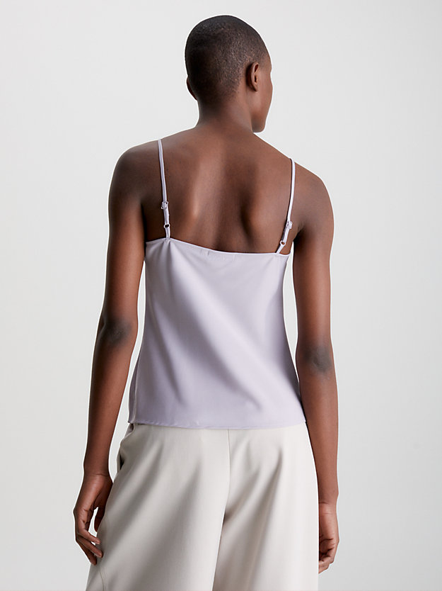 LILAC DUSK Recycled Crepe Cami Top for women CALVIN KLEIN