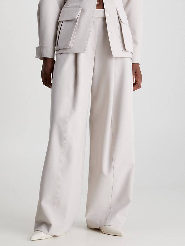  relaxed wide leg trousers for women calvin klein