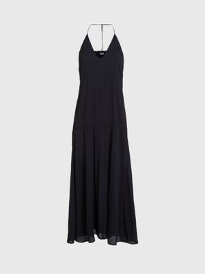 Crinkle Crepe Mini Slip Dress