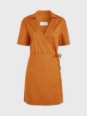 Wrap dress store calvin klein