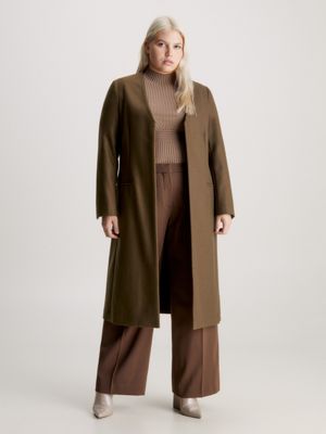 Calvin klein wool on sale blend car coat