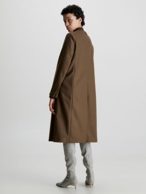 Calvin klein on sale brown coat