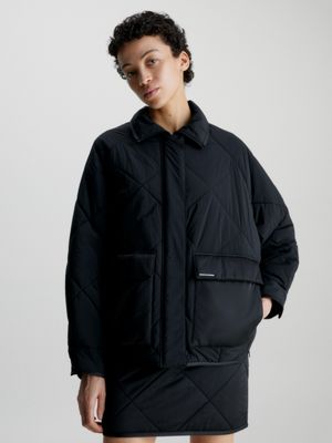 Calvin klein outlet quilted zip jacket