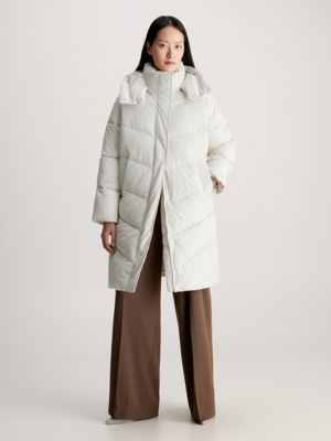 Coat Puffer Relaxed Belted Calvin Klein® | J20J221903YBI