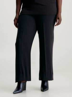 Soft Twill Wide Leg Trousers Calvin Klein®