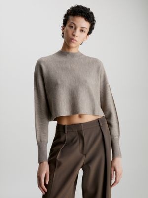 Cropped trui dames new arrivals