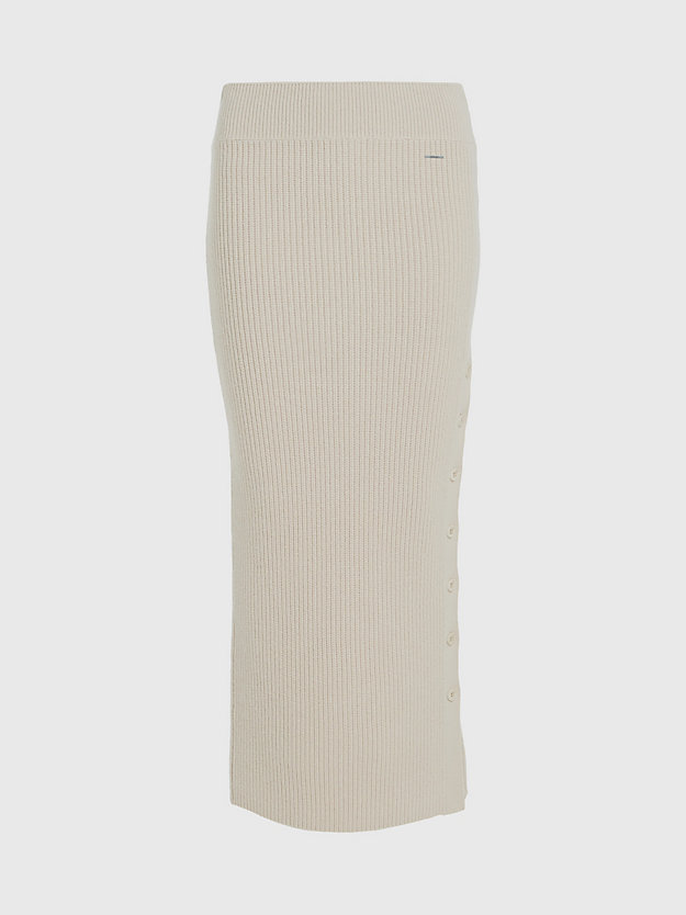 sandshell wełniana spódnica maxi dla kobiety - calvin klein