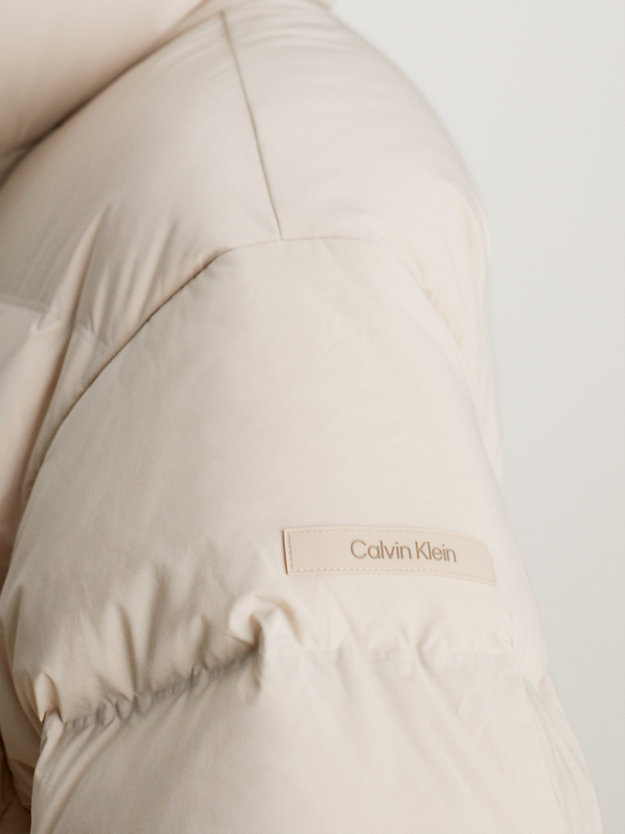 doeskin seamless down maxi coat for women calvin klein