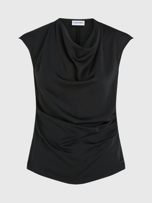 Calvin klein cowl neck on sale top