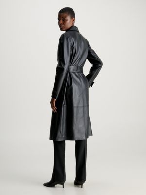 Leather Trench Coat Calvin | Klein® K20K206310BEH