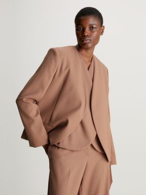 Calvin Klein TAILORED - Blazer - smooth beige/beige 