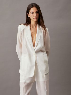 Calvin klein white clearance pantsuit