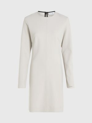 Crepe Long Sleeve Mini Dress Calvin Klein®