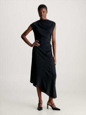 Crepe Draped Midi Dress Calvin Klein® | K20K206344BEH