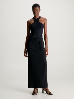 Crepe Draped Maxi Skirt Calvin Klein® | K20K206373BEH