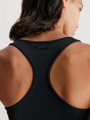 Black Stretch Jersey Bra Top