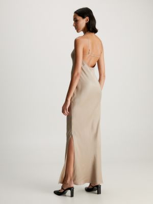 Calvin klein shop cowl back gown