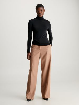 Sheer best sale roll neck