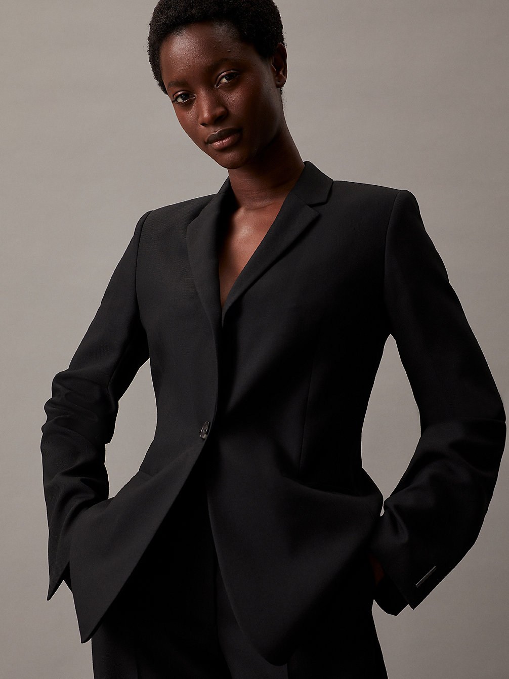 CK BLACK > Essential Tailored Blazer > undefined Women - Calvin Klein