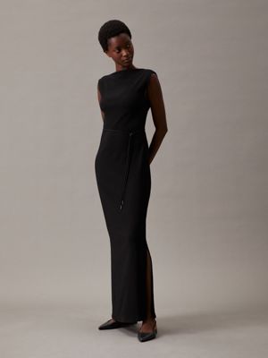 Calvin Klein Women's Sleeveless Colorblock Sheath Dress, Black 2