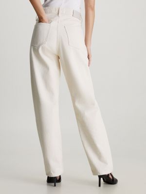 Calvin Klein White Cotton Women's Jean main image 0
