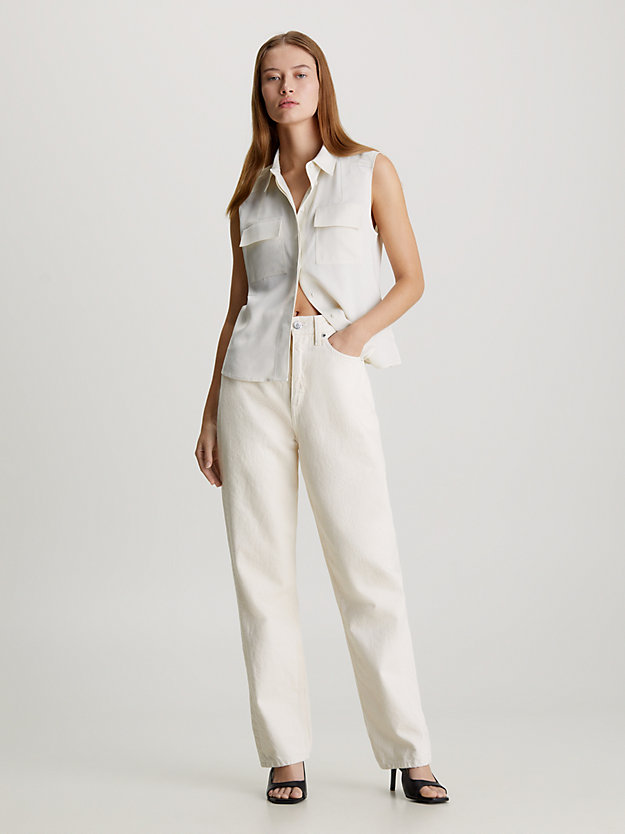 Calvin Klein Pantalón de traje de ajuste moderno para mujer