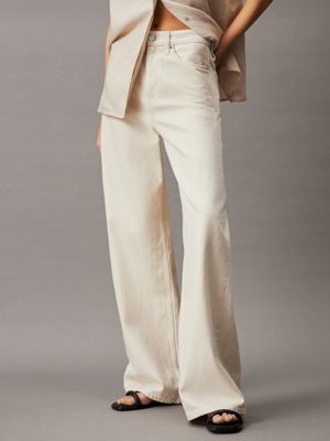 Calvin klein linen pants hot sale womens