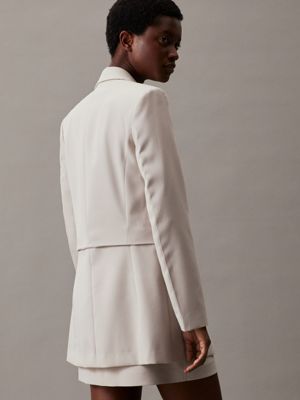 Calvin klein store women's white blazer