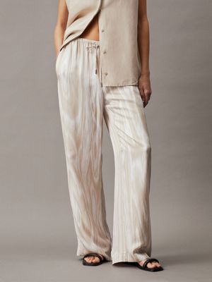 Calvin klein best sale linen pants womens