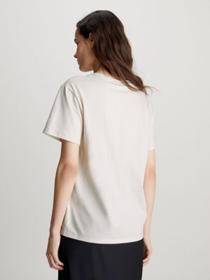 turtledove slim cotton t-shirt for women calvin klein