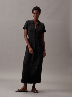 Black womens shirt dress hotsell