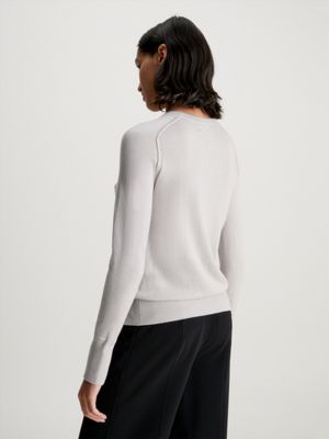 Grey calvin hotsell klein jumper womens