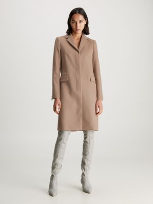 Calvin klein cheap wool coat