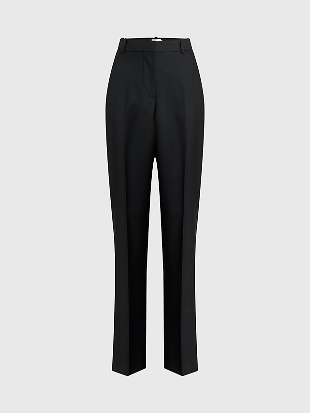 pantalon slim droit black pour femmes calvin klein