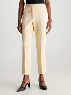 Cotton Stretch Trousers - Trousers 