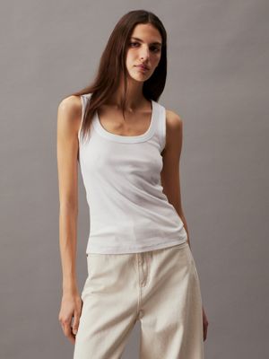 Slim Ribbed Tank Top Calvin Klein®