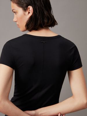 ck black slim top for women calvin klein