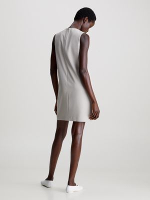Structured Crepe Shift Dress Calvin Klein®