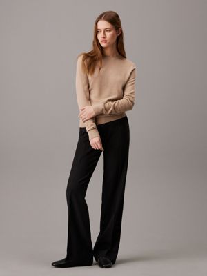 amphora merino wool jumper for women calvin klein