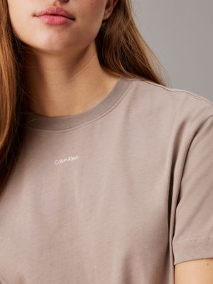 cinder logo t-shirt for women calvin klein