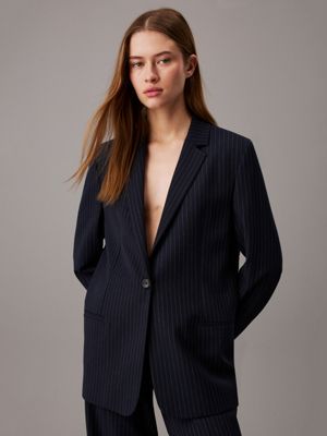 Relaxed Pinstripe Blazer Calvin Klein K20K2076440A4