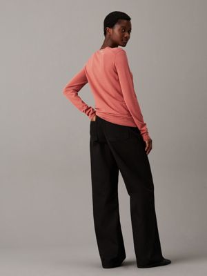 mineralize sweter z mieszanki wiskozy dla kobiety - calvin klein
