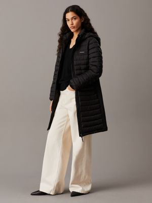 Calvin klein scuba belted coat sale