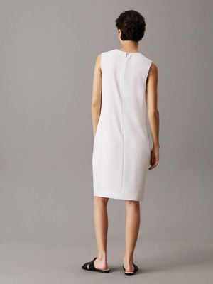 chalk relaxed twill shift dress for women calvin klein