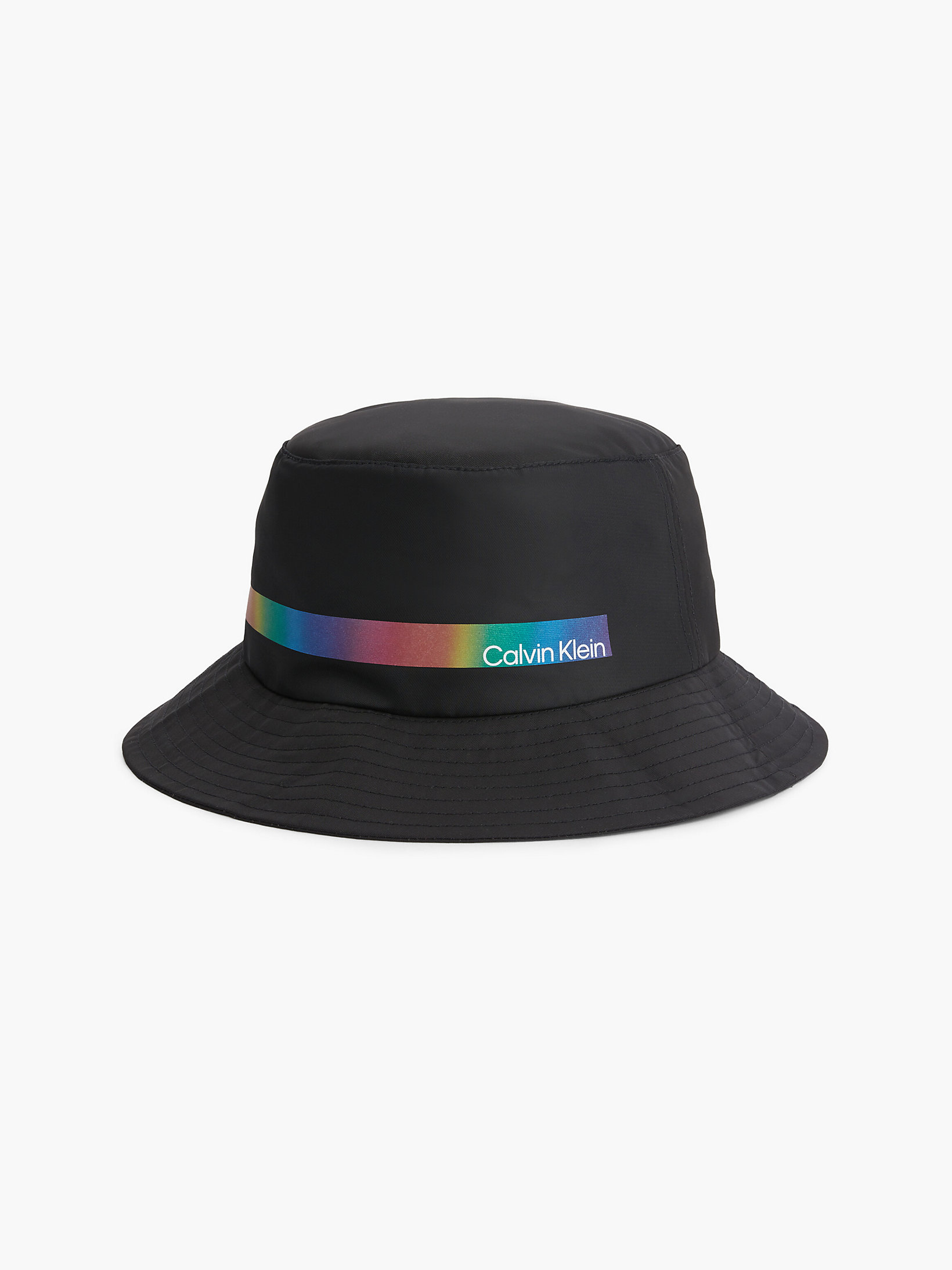 CK Black Packable Bucket Hat - Pride undefined unisex Calvin Klein